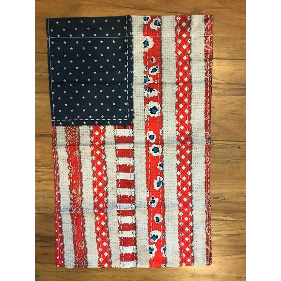 Garden Flag 12x18in Double sided Patriotic Stars and Stripes Polyester - Picture 1 of 1
